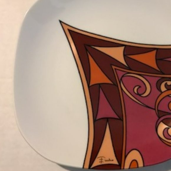 Emilio Pucci Vintage Richard Ginori Plate - 1970's - Excellent Condition w/Box. - Picture 11 of 15